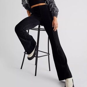 free people velvet flare pant